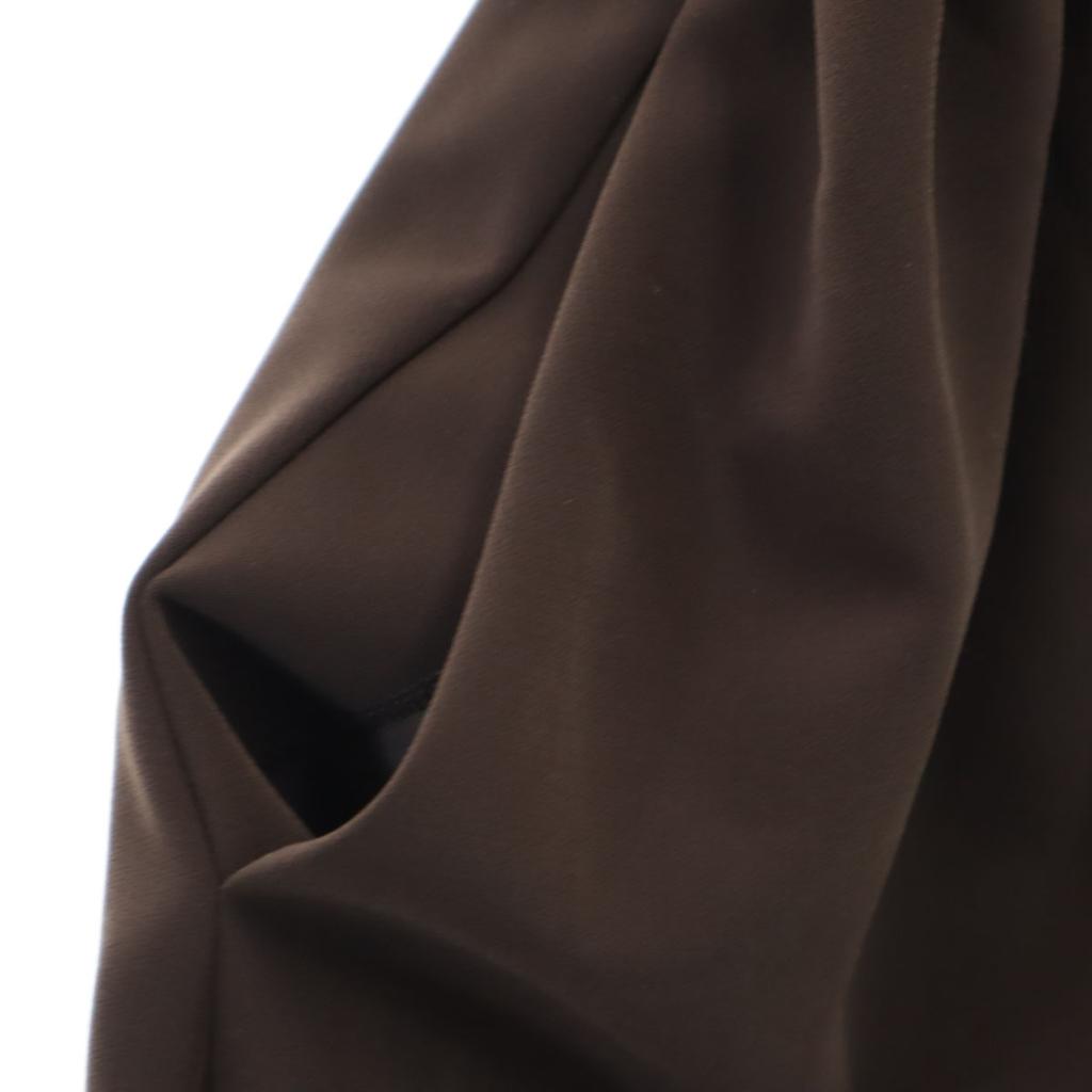 Rene made in Japan Französische Ärmel Knielanges Kleid 36 Braun Damen Gebraucht