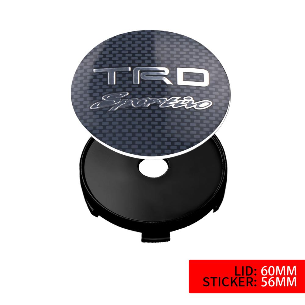 2026 Nuovo Per Toyota 4pz 56/60MM Tappi Centrali Mozzo Ruota Auto Coprimozzo Cerchione Decalcomanie Per Toyota Avalon Mirai Avensis Prado Hilux VVT-I 4W