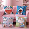 Cartoon Doraemon Cushion Cover Cushion Cover Set 4Pcs 50X50 45X45 40X40 Pillowcase Decorative Sofa Home Decor