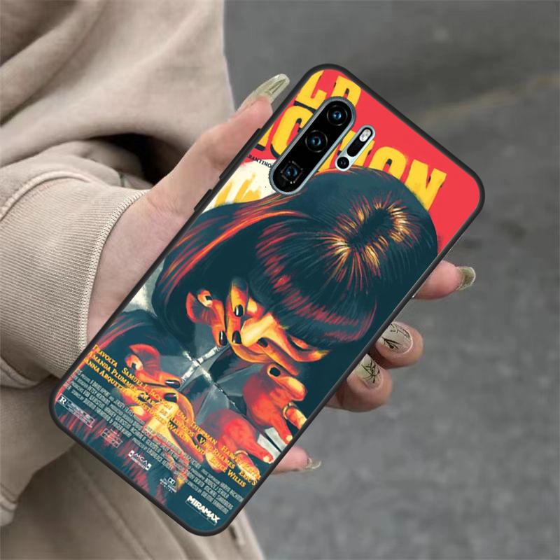 Mia Pulp Fiction Hülle für Huawei Nova 9 SE 10 5T 11i 8i 7i 3i Y61 Y91 Y60 Y70 Y90 P20 P40 Lite P30 Pro Abdeckung