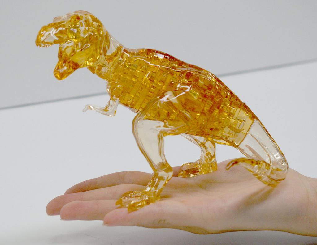 Kristall Tyrannosaurus Braun 49-teiliges Puzzle, Rex, [Gebraucht]