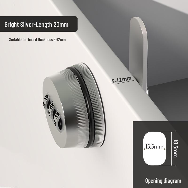 

Кодовый кулачковый замок для офисного стола, ящика, почтового ящика, мебели и листового металла