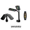 Full Spectrum Aquariums LED Light USB Clip On Lamp with Timer Wide Angles Light for Fish and Plant Growth Color Changing