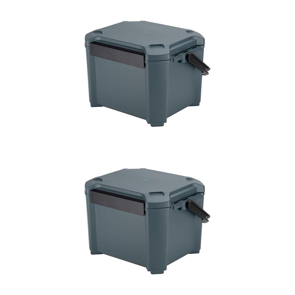 JEJ Astage COREFLUX Cooler Indigo Set of 2 Box, Gray, 26L,