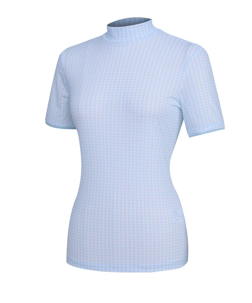 2ELA Summerlake Women'S Cooling Mock Turtleneck Short Sleeve T-Shirt 3 Colors