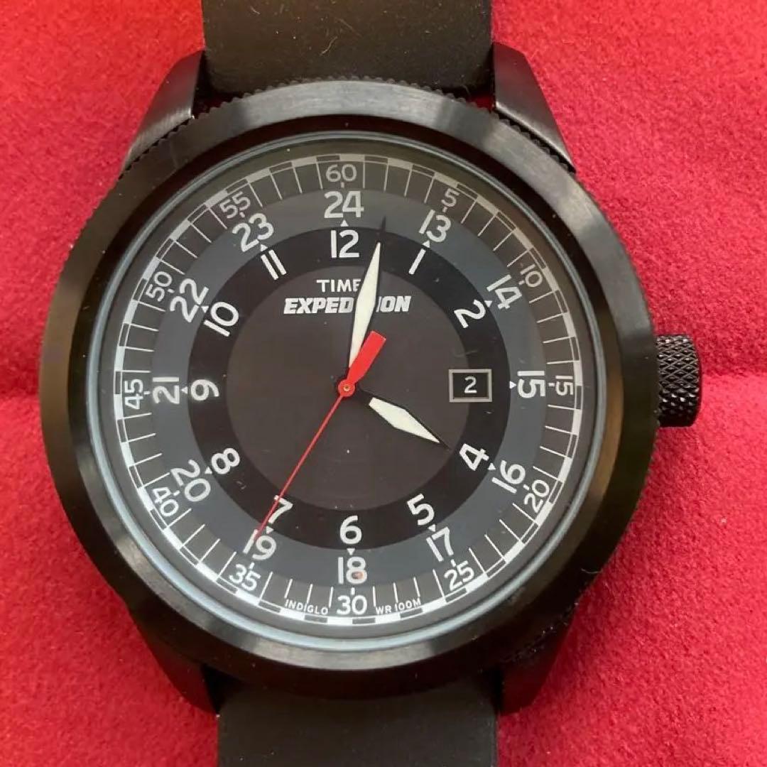 [Good condition] TIMEX EXPEDITION INDIGLO 100m