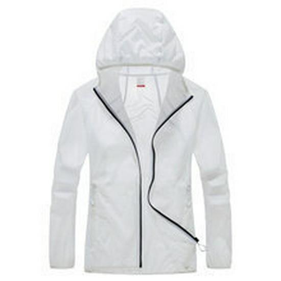 Unisex Summer Hooded Quick-Dry Windbreaker Jacket