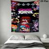 Friday Night Funkin' Pattern Home Decor Tapestry, Wall Hanging, Decorative RV Wall Cloth.XGT0914586