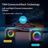 Mini Portable Bluetooth Speaker With Phone Holder, Rgb Lights, Super Bass & 10H Playtime For Travel