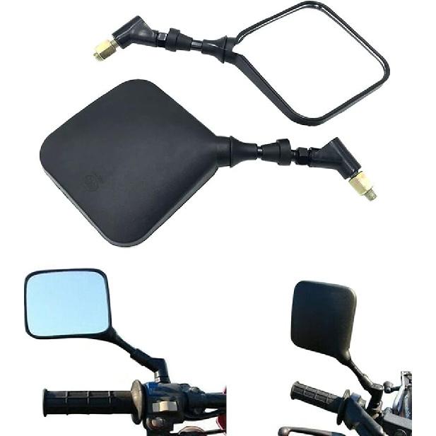 Earlyred Dual Sport Motorcycle Rear View Mirror Rearview Side Mirrors Compatible With Suzuki DRZ400 DR650 DR650S DR 650 500 400 370 350 250 200 125