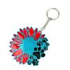 Shiny Glossy Sunflower Dog Paw Ornaments Silicone Epoxy Resin Mold DIY Keychain Pendant Jewelry for Valentine Gift Craft