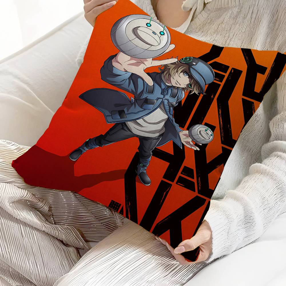 

Anime Akudama Drive Office Cushion Pillowcase Car Cushion Cover45X45CM Lumbar Pillowcase Sofa Pillowcover 30cmx30cm