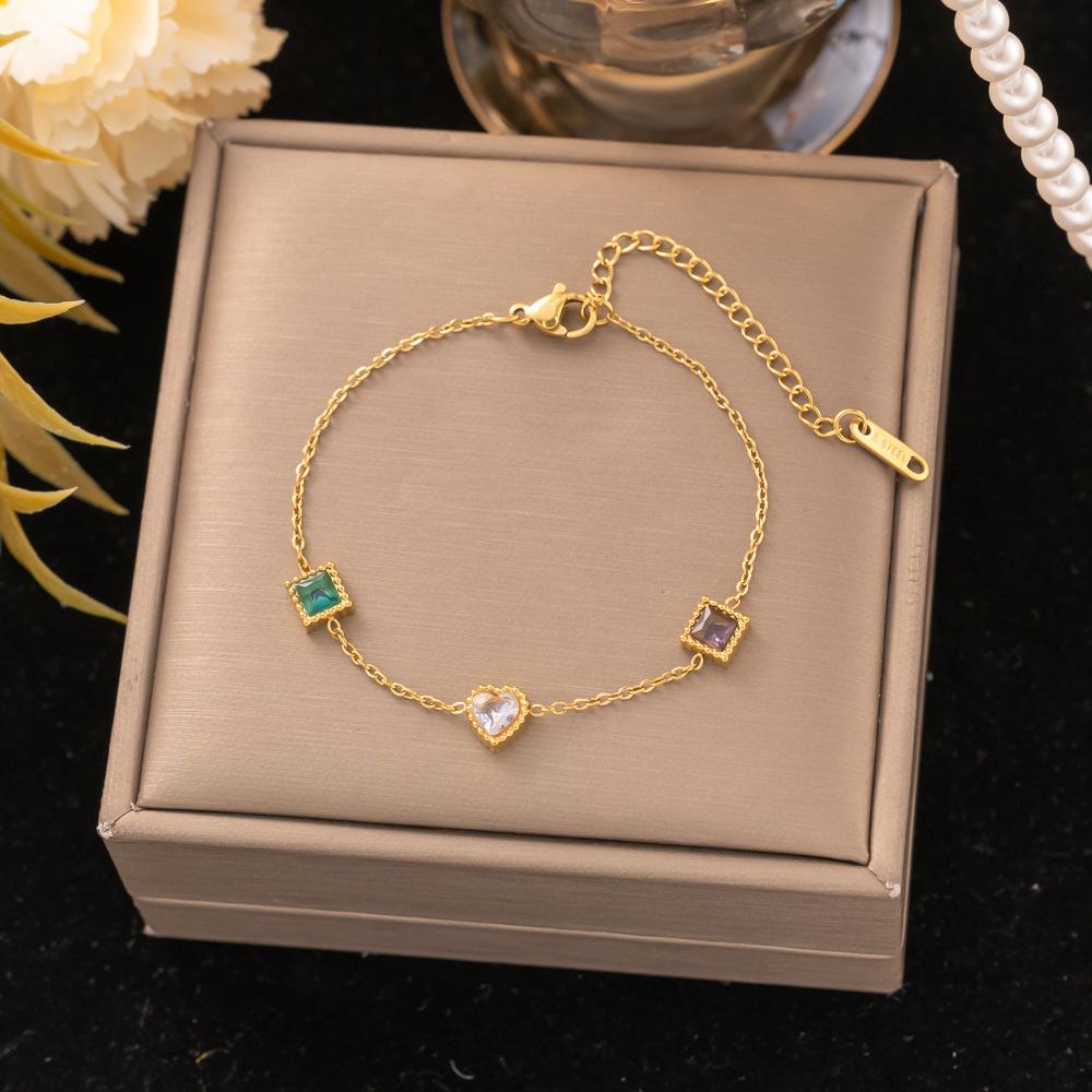 Fashion Titanium Steel Bracelet Never Fade Elegant Durable Jewelry for Women Men Unisex