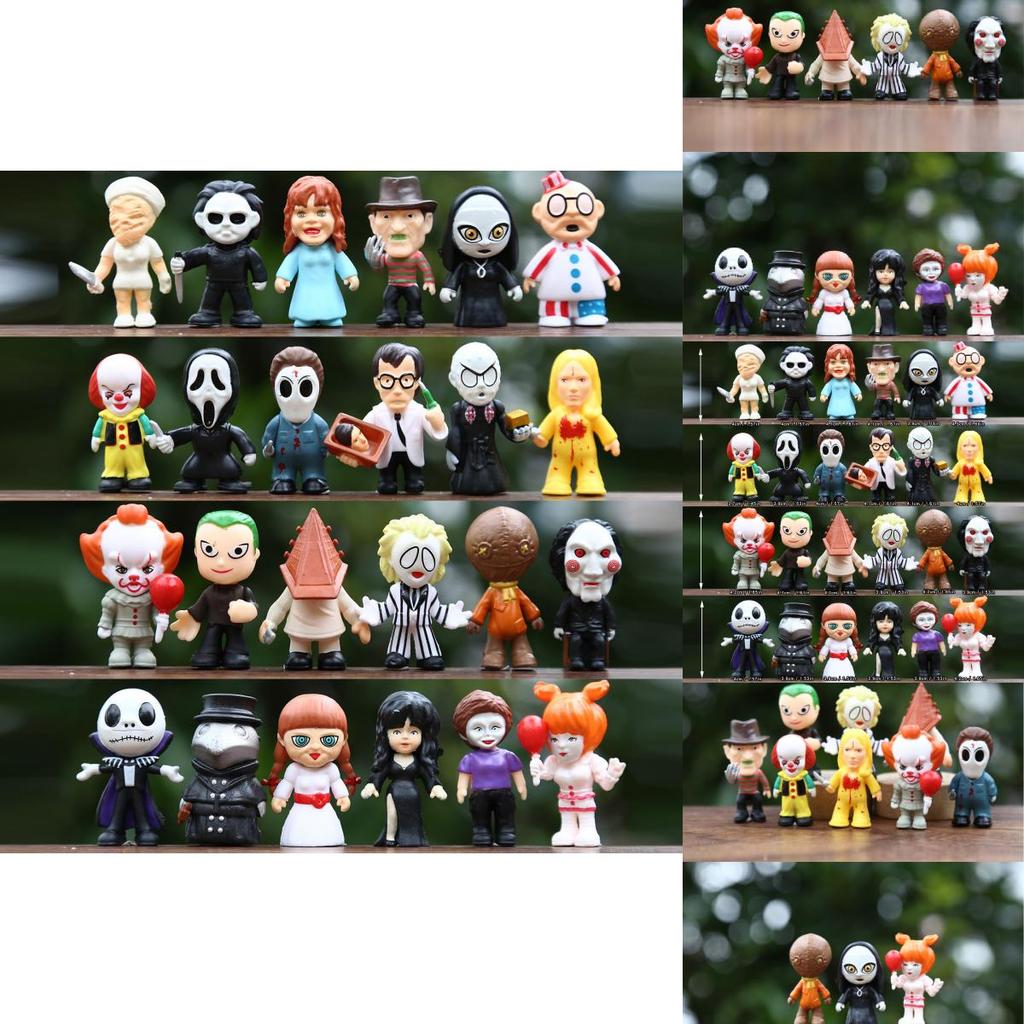 Der Clown Annabelle Klassischer Horrorfilm Charakter Modell Schreibtisch-Schmuckset Für Geisterparty-Dekoration Und Sammlerstücke Fans