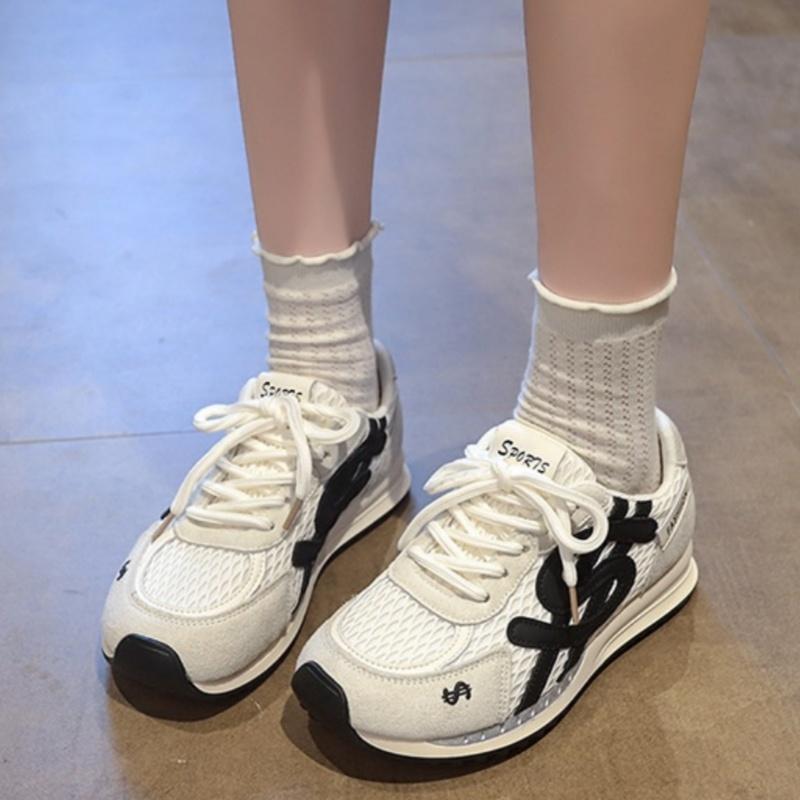 Fashion New Mesh Breathable Sneakers 2025 Summer Trendy Mixed Colors Lightweight Flats Casual Comfortable Outside Running Women Sneakers