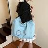 Denim Bag Women's New Popular Fashion Commuter Shoulder Bag Large Capacity Tote Bag