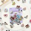 40 Sheets/Bag Kitty Puppy Hand Ledger Sticker Bag Playful Ledger Material Creative Stickers  Student