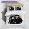 3pcs Duvet Cover Set (1*Duvet Cover + 2*Pillowcase, Without Core), Michael Jackson Print Bedding Set, Bedroom Decor, All‑Season, Birthday Gift