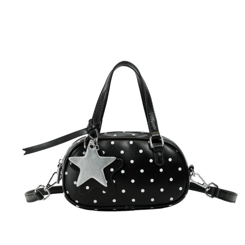 Elegant Polka Dot Shoulder Bag for Women – Stylish, Versatile, Handheld & Crossbody Design
