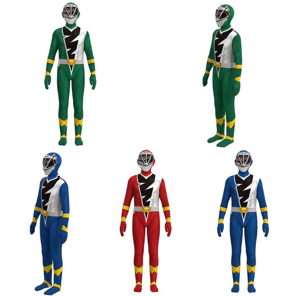 Παιδική Ολόσωμη Φόρμα Kishiryu Sentai Ryusoulger, ιδανική για πάρτι Halloween και παιχνίδι ρόλων
