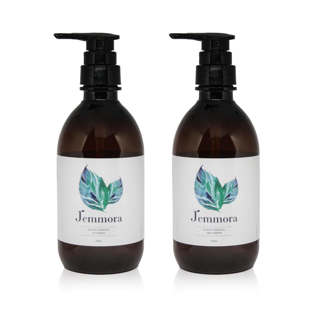 

Набор шампуней Gemmo Essence с цветочным ароматом Gemora Jasmine, произведенный в Японии.