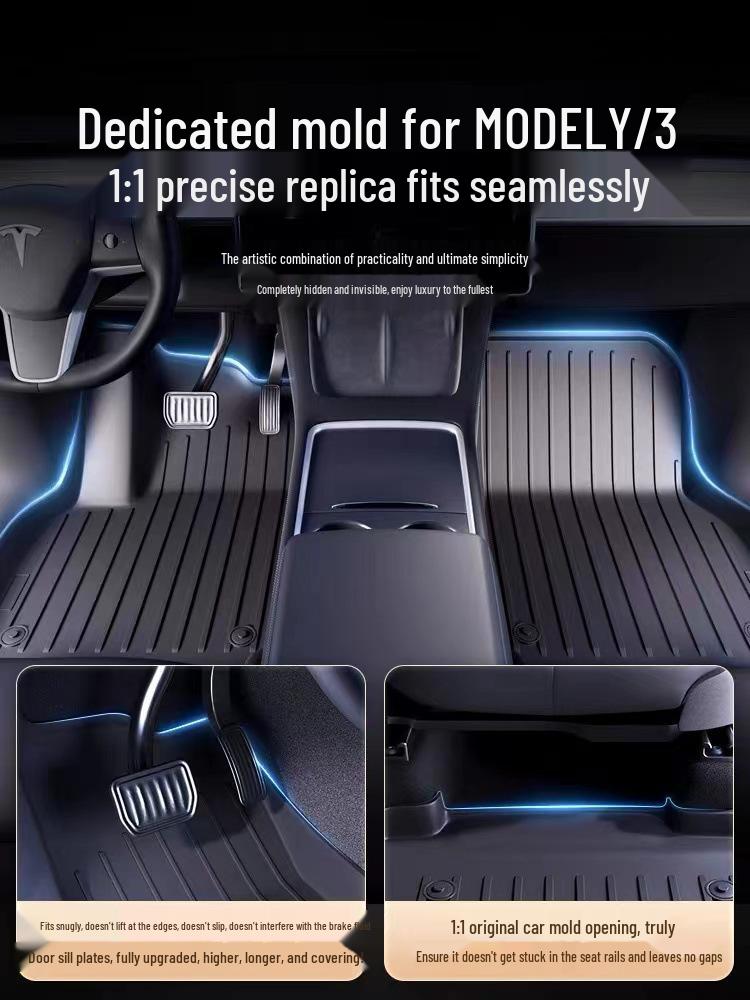 Custom TPE Floor Mats for Tesla Model Y
