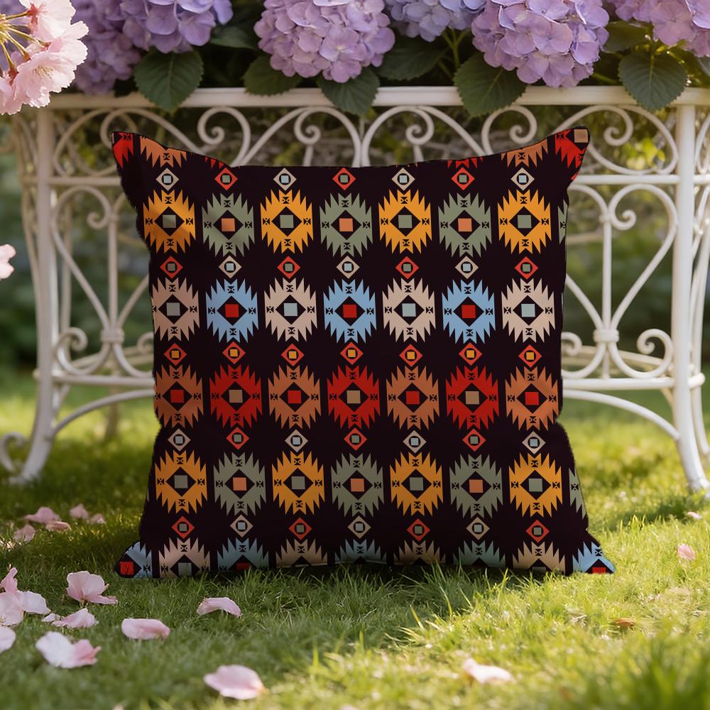 Povlak na polštář s originálním látkovým vzorem pro domácnost a auto: Oboustranné pro prémiové pohodlí