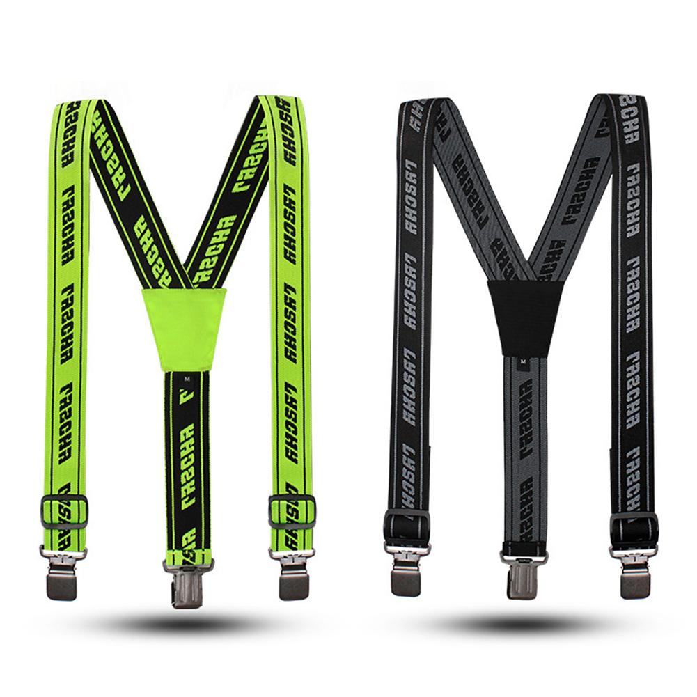 Motocyklový Y-back Riding Suspender Duty Braces Podvazky kalhot Elastické nastavitelné popruhy Pro motocyklové závodní kalhoty Podvazek