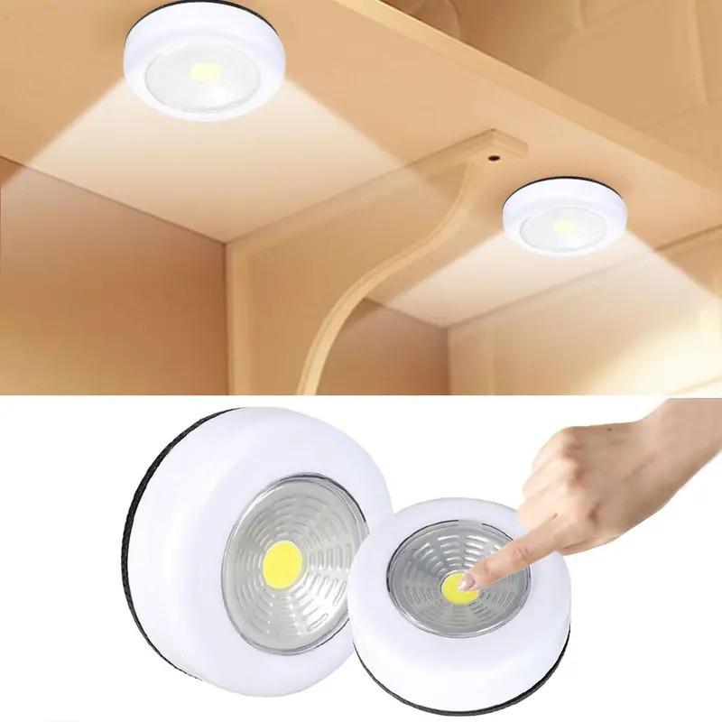 Closet Wireless Led Night Lamp Battery Powered Wardrobe Cupboard Supplies Lamp