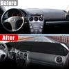 Car Dashboard Cover Avoid Light Pad Sun Shade Case Anti-UV Carpets Non-Slip Mats For Mazda 6 GG 2002 2003 2004 2005 2006 2007