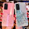 Кристально чистый блеск Bling Sparkle Гибкий мягкий TPU Крышка Противоскользящий для Huawei Honor 9A 9S 9C 9X Pro 10i 8A 8S 8X Y7A Y6P Y5P P20 P30 P40 Lite Чехол