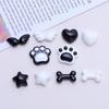 Mini Black & White Cartoon DIY Ornament Accessories Hair Clip Material Pack