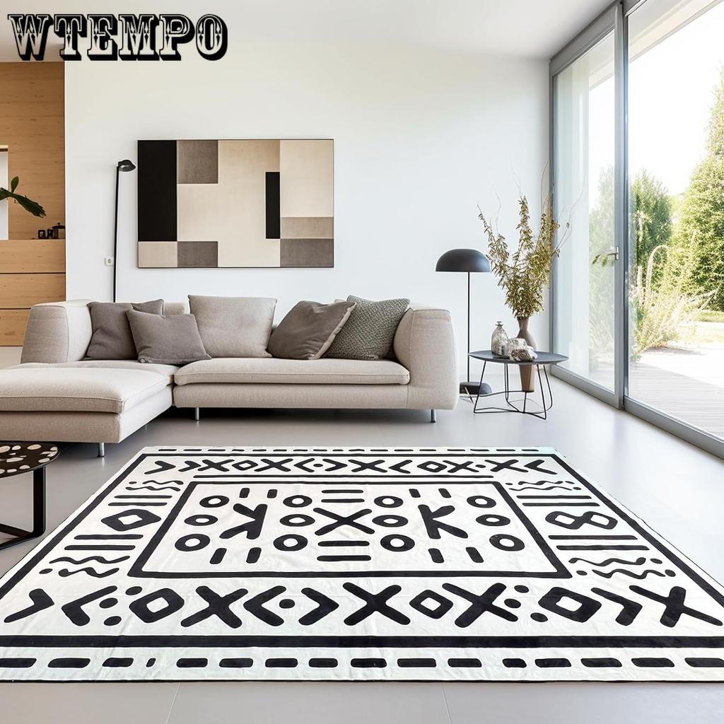 Carpet Simple Lines Living Room Carpet Bedroom Coffee Table Large Area Striped Carpet Mat