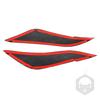 For Toyota Corolla 2008-2011 Real Dry Carbon Fiber Front Headlight Eyelid Eyebrow Cover Panel Trim Car Accessories Modification