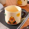 Small Gift Bag Lid Search Ceramic Cup High Value Large Capacity Small Bear Cute Mug Couple Water Cup High Temperature Resistance Cup