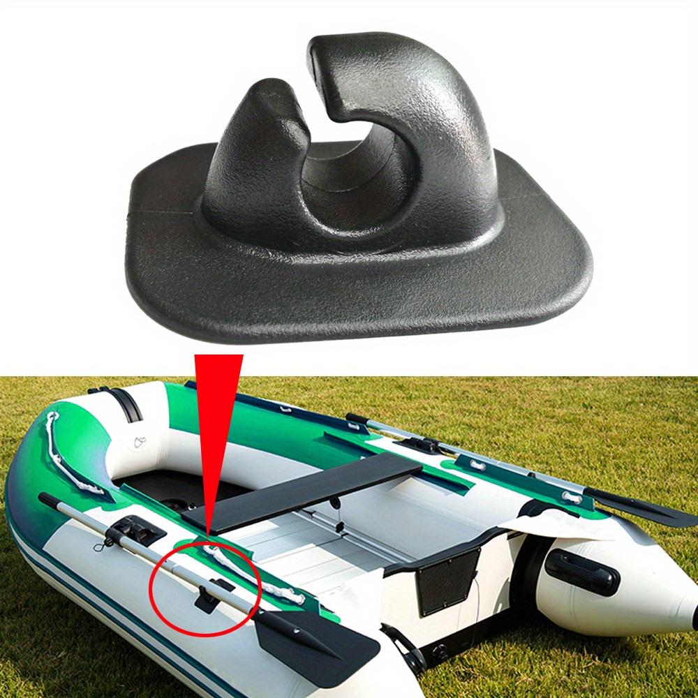 2 buc. Suporturi gonflabile pentru vâsle de barcă, cleme pentru padele, suporturi din PVC, petice de montare, barcă pneumatică, caiac, canotaj, rafting, cataramă rotundă cu un singur orificiu pentru frânghie