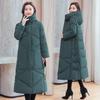 Cotton-padded Women's Literary and Artistic Retro Loose Large Size Ethnic Style Long Thick Coat