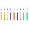 Multicolor Push Pen With Bullet Tip For Students And Office Use