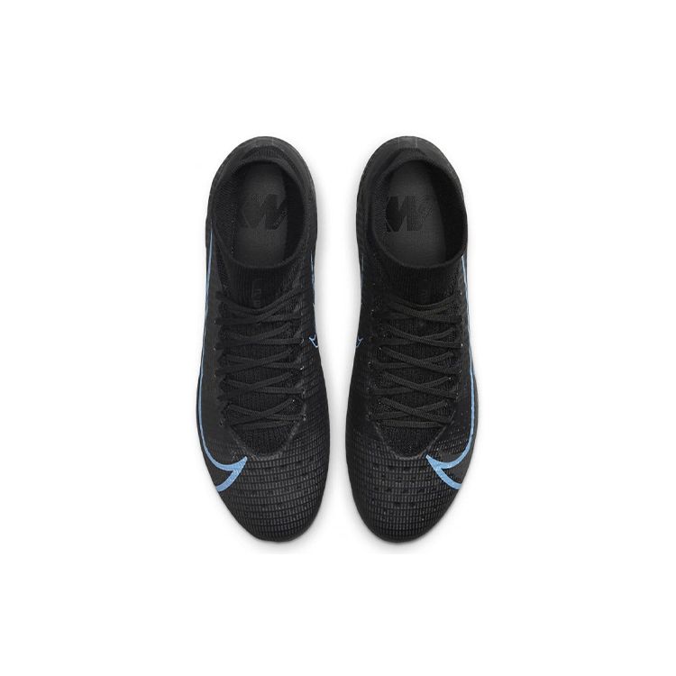 Nike Mercurial Superfly 8 Pro FG Black Photo Blue Men Sneakers Iron-Grey CV0961-004