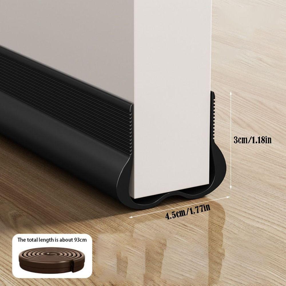 Adhesive Sweep Sealing Strip Under Door 93CM Length Door Joint Windproof Sticker  Noise Reduction