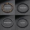 New Handmade Man Stone Bracelet With Birthstone 6mm Tiger Eyes Lava Hematite Healing Braslet Boyfriend Wrist Accessories Joias