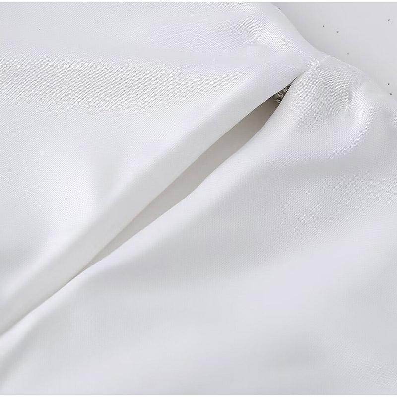 Bow Hallow Out Женский жилет Твердый халтер без рукавов с открытой спиной Летний офисный — фото 7