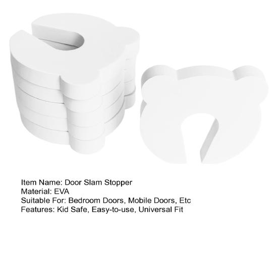 6 Pcs Slam Proof Doorstop Door Kids Finger Pinch Guard Foam Doorstop to Prevent Slamming And Keep Door Open for Door Edge