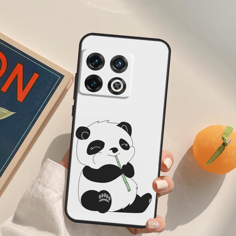 Cartoon Panda Case For OnePlus Nord 5 CE 2 3 4 Lite N20 N30 OnePlus 15 13 12 11 13T 10T 10R 12R 13R Cover