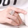 Pretty Woman Luxury Jewelry 925 Sterling Silver Fine Retro Elegant Leaf Rings Fashion Party Gifts Charm Wedding