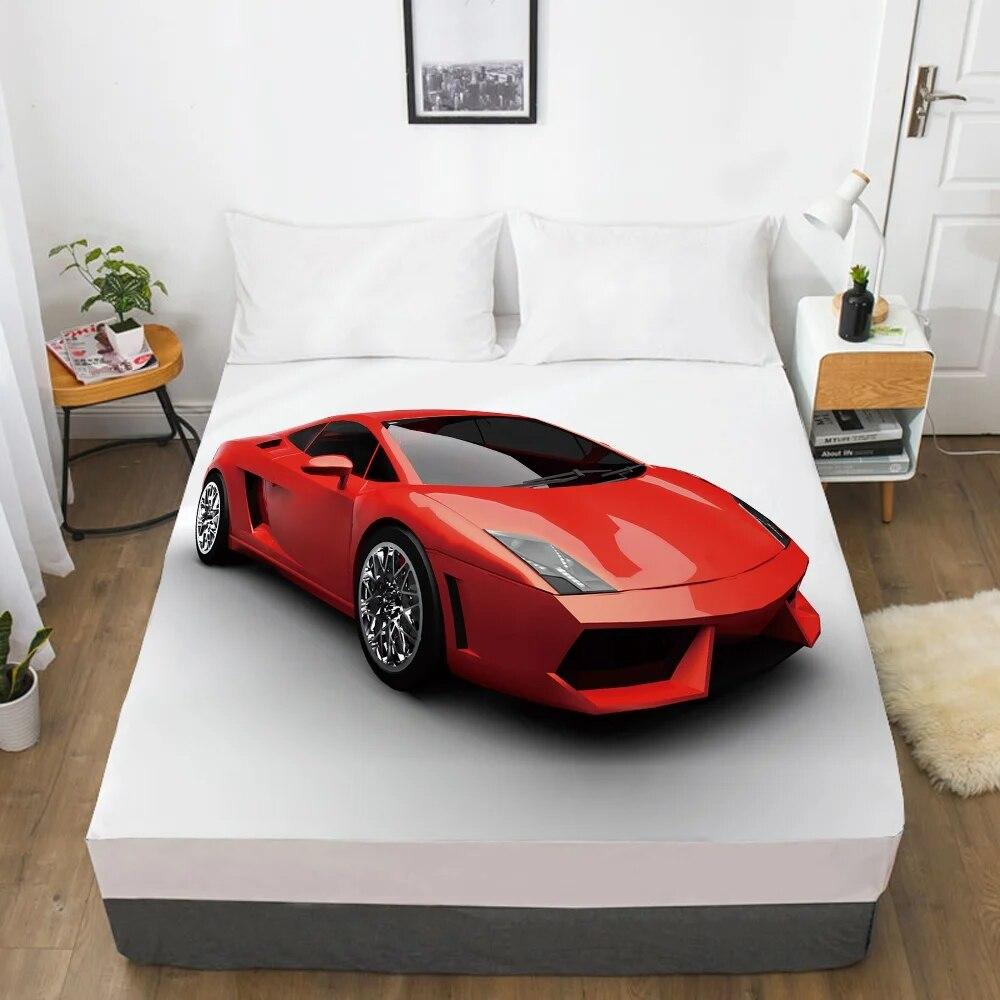 Auto Elastické prostěradlo s gumičkou 150x200/180/200/160x200 Chránič matrace Přehoz na postel 1ks Karoserie auta