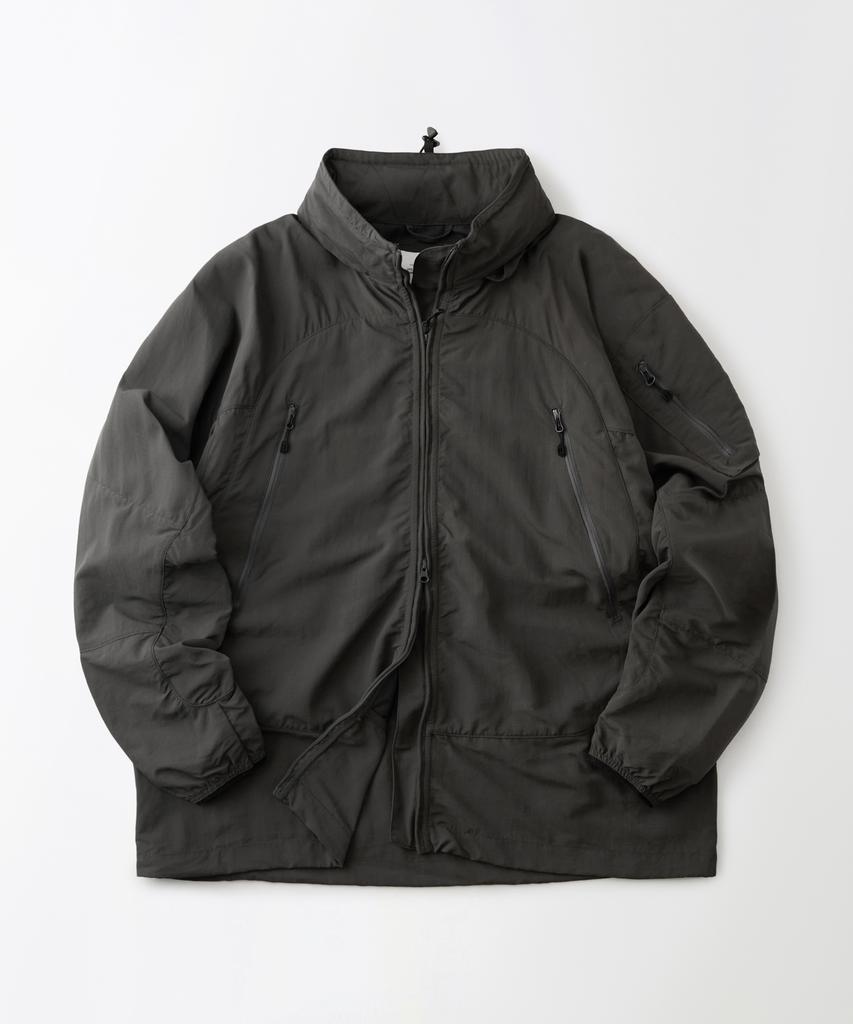 Outstanding Nylon Ripstop Pcu Jacket_Charcoal