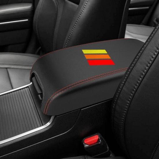 Car Center Console Armrest Lid Covers Leather For 2016-2023 Toyota Tacoma