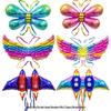 Children's Day First Birthday Bee Rocket Balloon Angel Ornament & Butterfly Wings Outdoor Photography Decoration