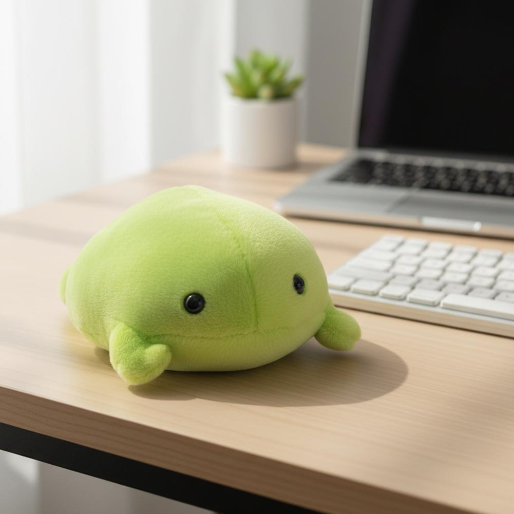 Funny Watermelon Frog Plush Toy Creative Frog-Watermelon Hybrid Stuffed Animal Soft Decompression Doll Room Decor Kids Gift